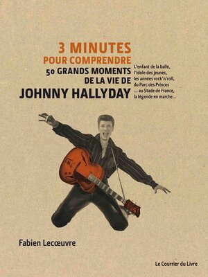 cover image of 3 minutes pour comprendre 50 grands moments de la vie de Johnny Hallyday